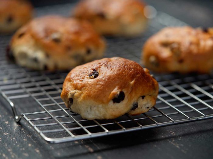 Vegan krentenbollen